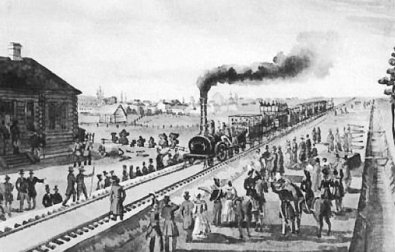 Царскосельская железная дорога. 1837 г.