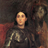 Портрет Джульетты Титтони в латах.