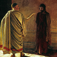 "Что есть истина?". Христос и Пилат. 