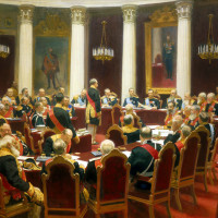 Торжественное заседание Государственного Совета 7 мая 1901 года в честь столетнего юбилея со дня его учреждения. 1903