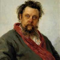 Портрет композитора М.П.Мусоргского.