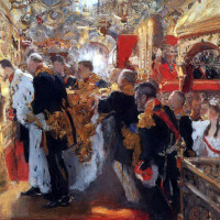 Коронация и Миропомазание Николая II в Успенском соборе