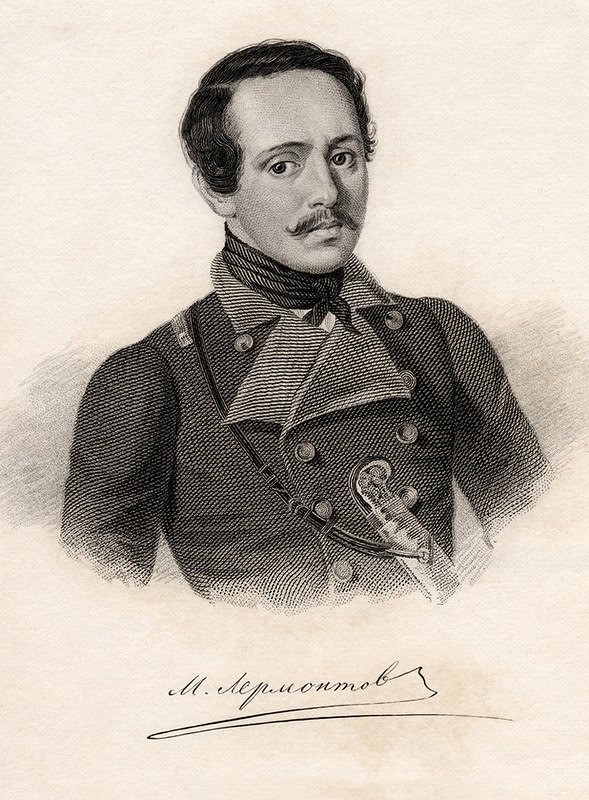 К. А. Горбунов.  Потрет М. Ю. Лермонтова, 1841 г. 