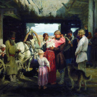 Проводы новобранца.
