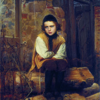 Оскорбленный еврейский мальчик.
