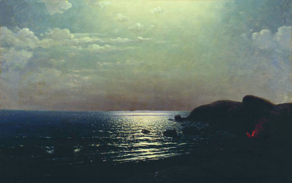 Лов рыбы на Черном море. 
