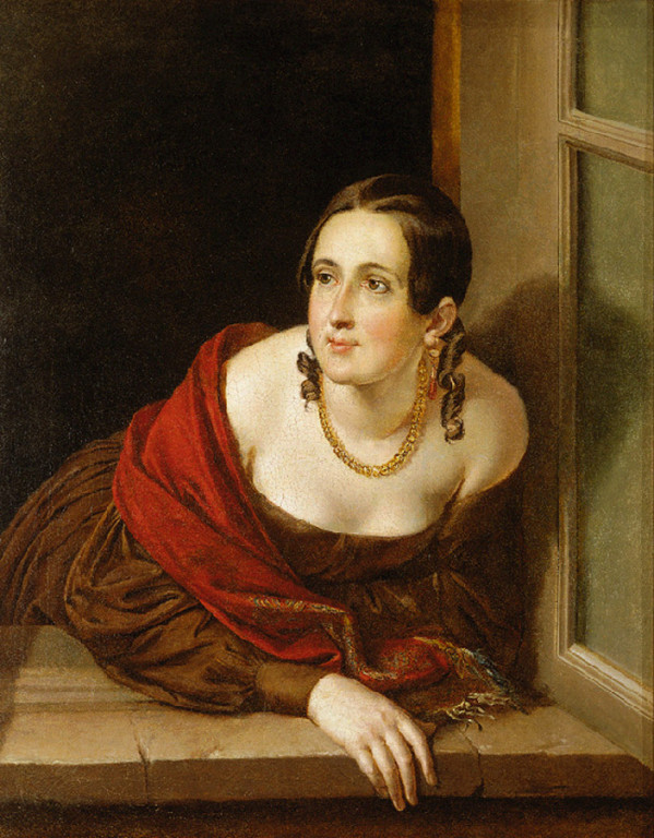 Женщина в окне ("Казначейша")