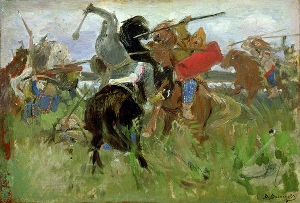 Битва между скифами и славянами